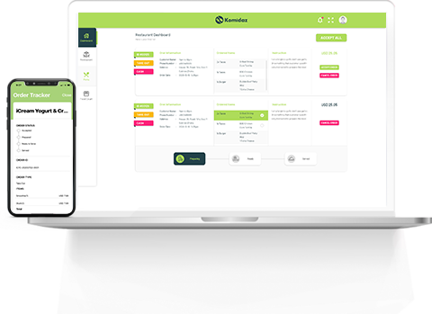 komidaz,Ordering,CRM ,marketing platforms,restaurant management platform